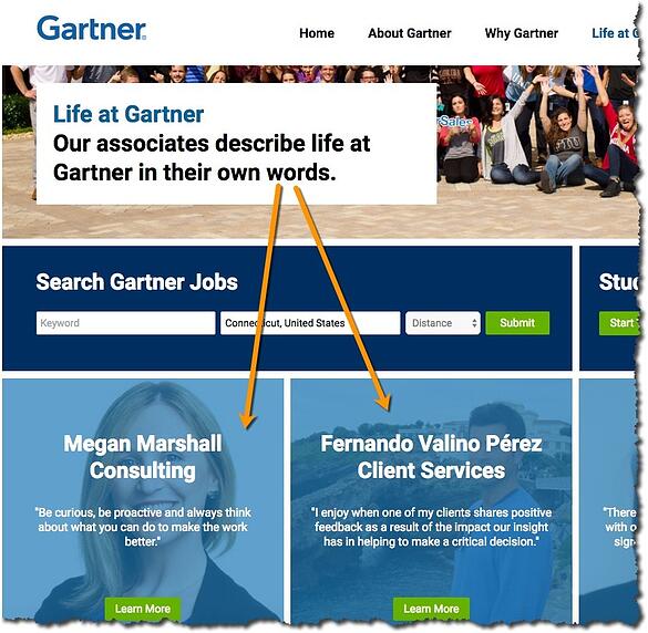 Great Careers Sites - Gartner