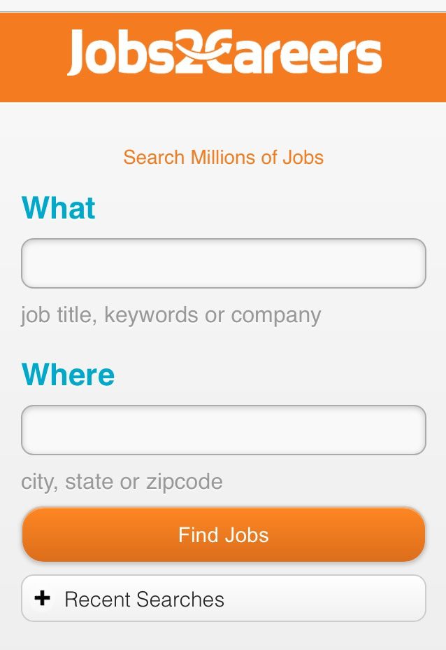 Jobs2Careers Mobile Site