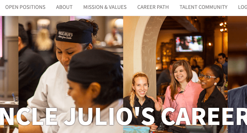 Uncle Julio's Career Page